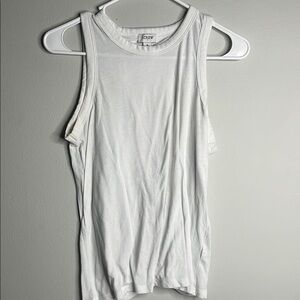 White Sleeveless Top